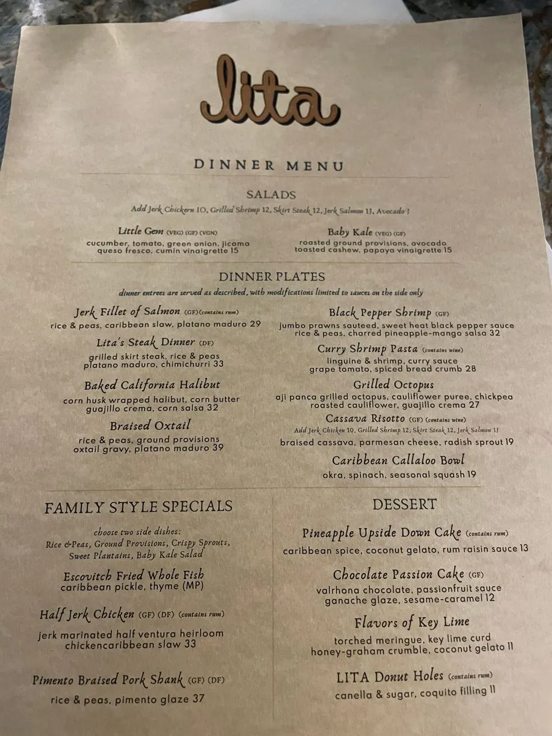 Menu 6