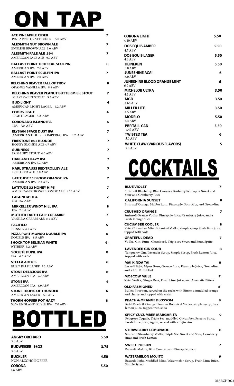 Menu 4