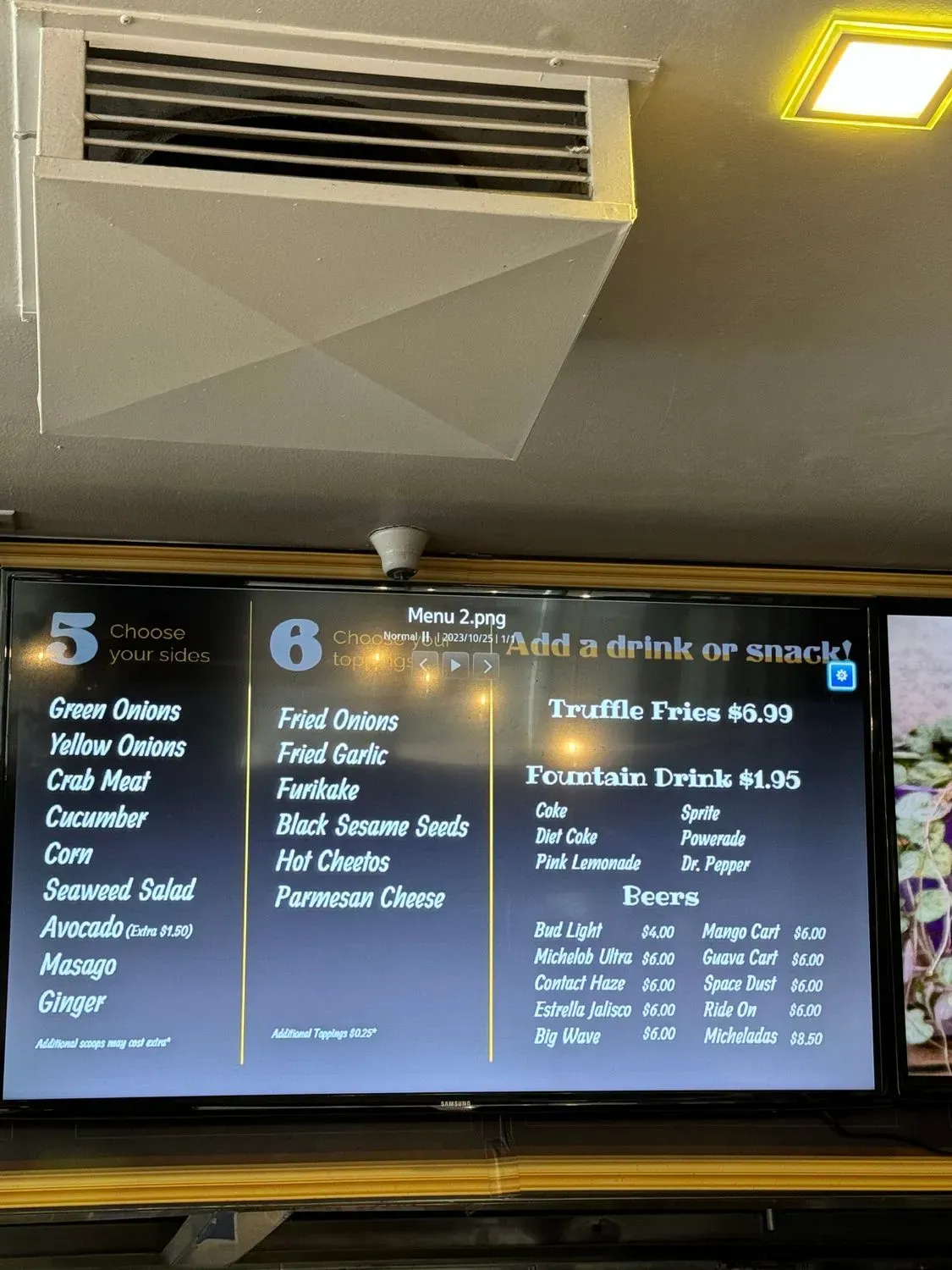 Menu 5