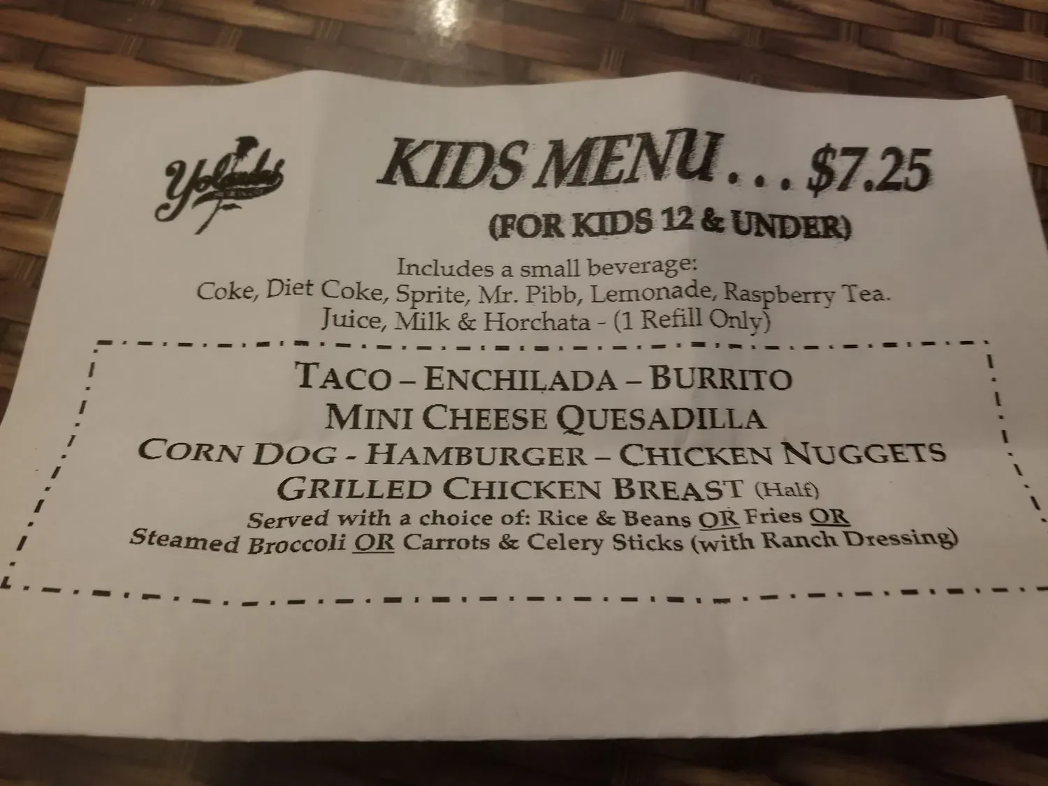 Menu 2