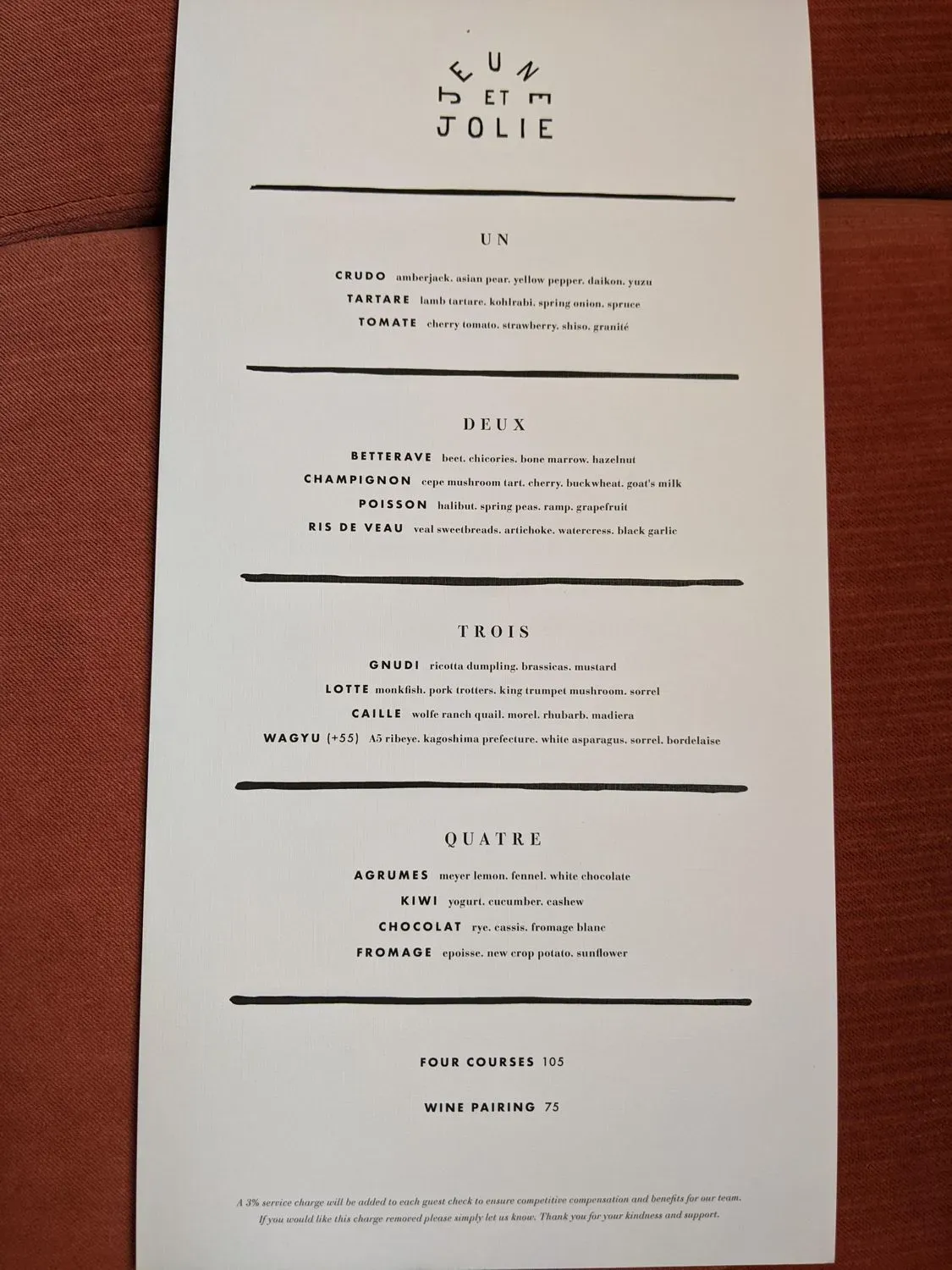 Menu 5