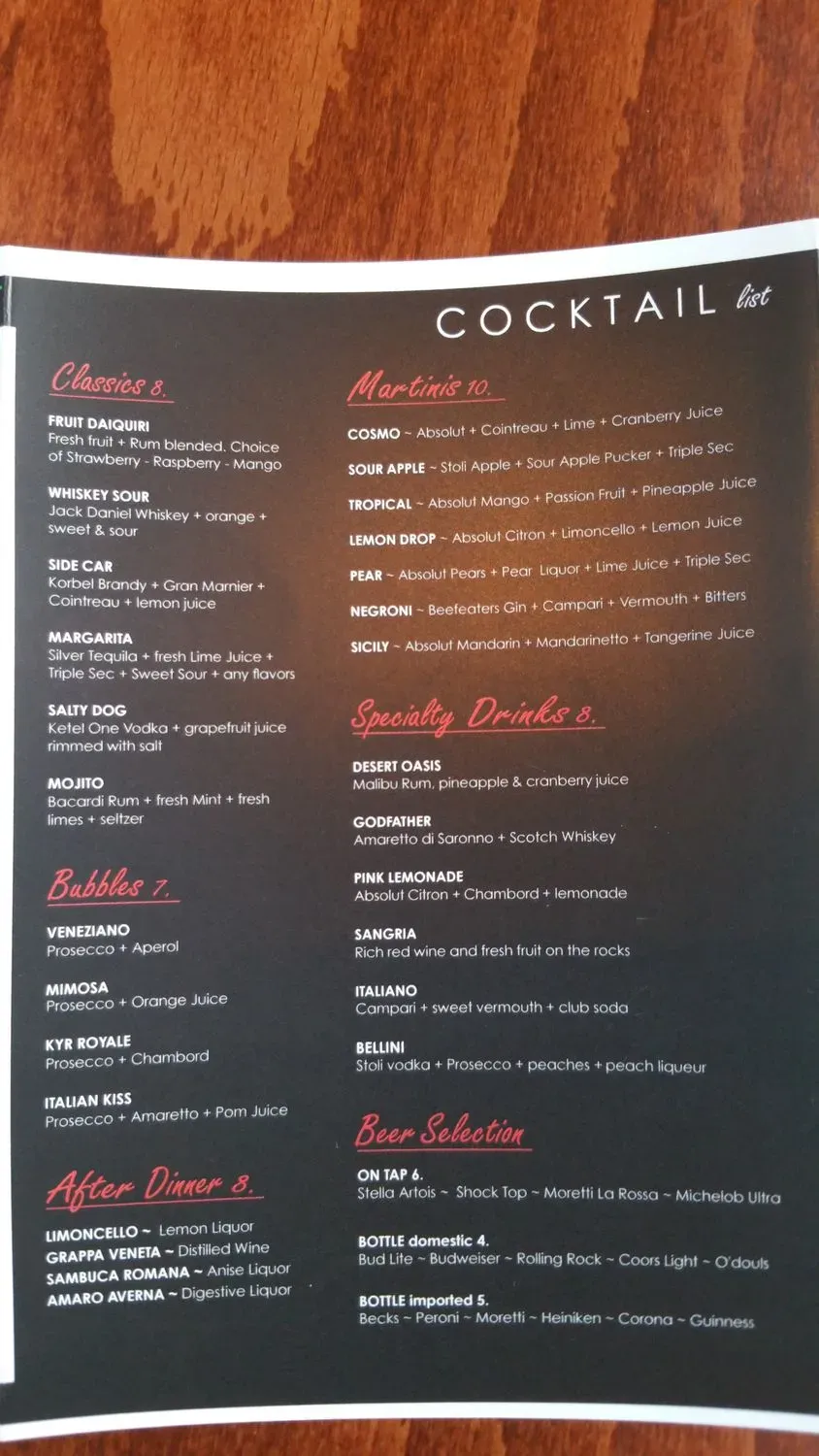 Menu 6