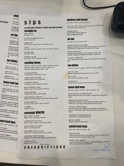 Menu 4