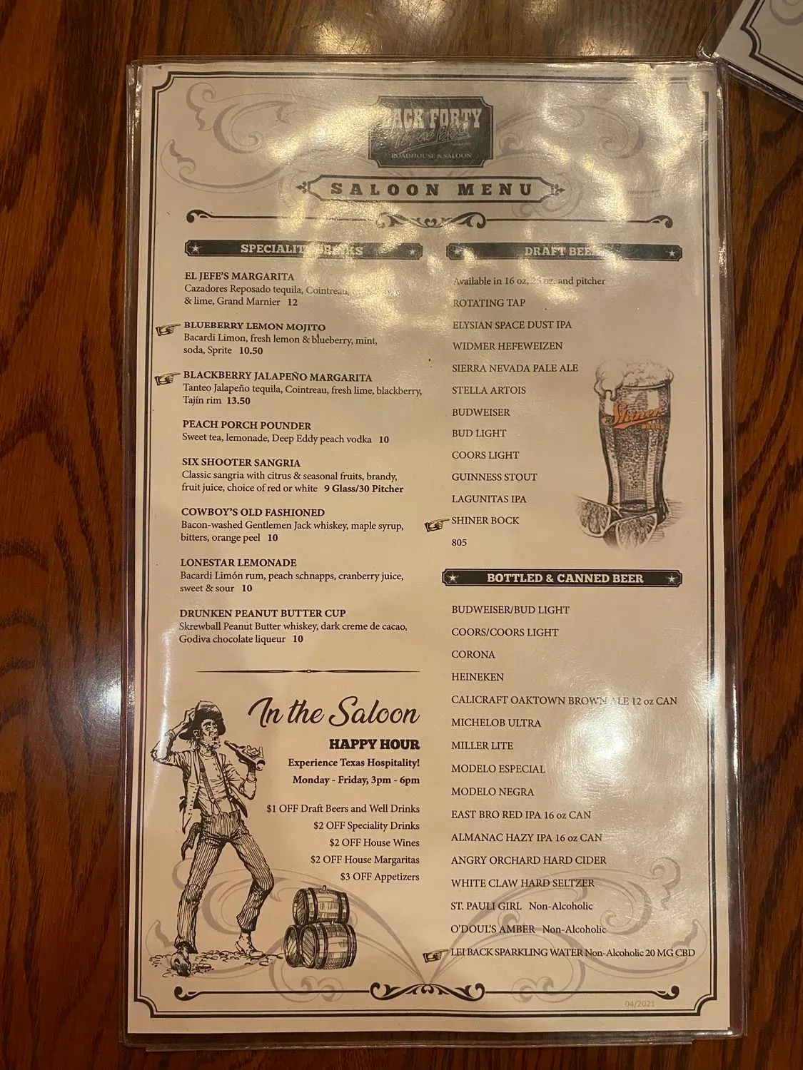 Menu 4