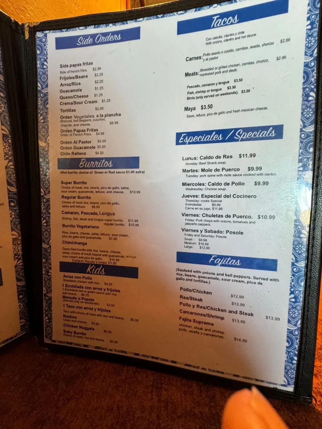 Menu 4