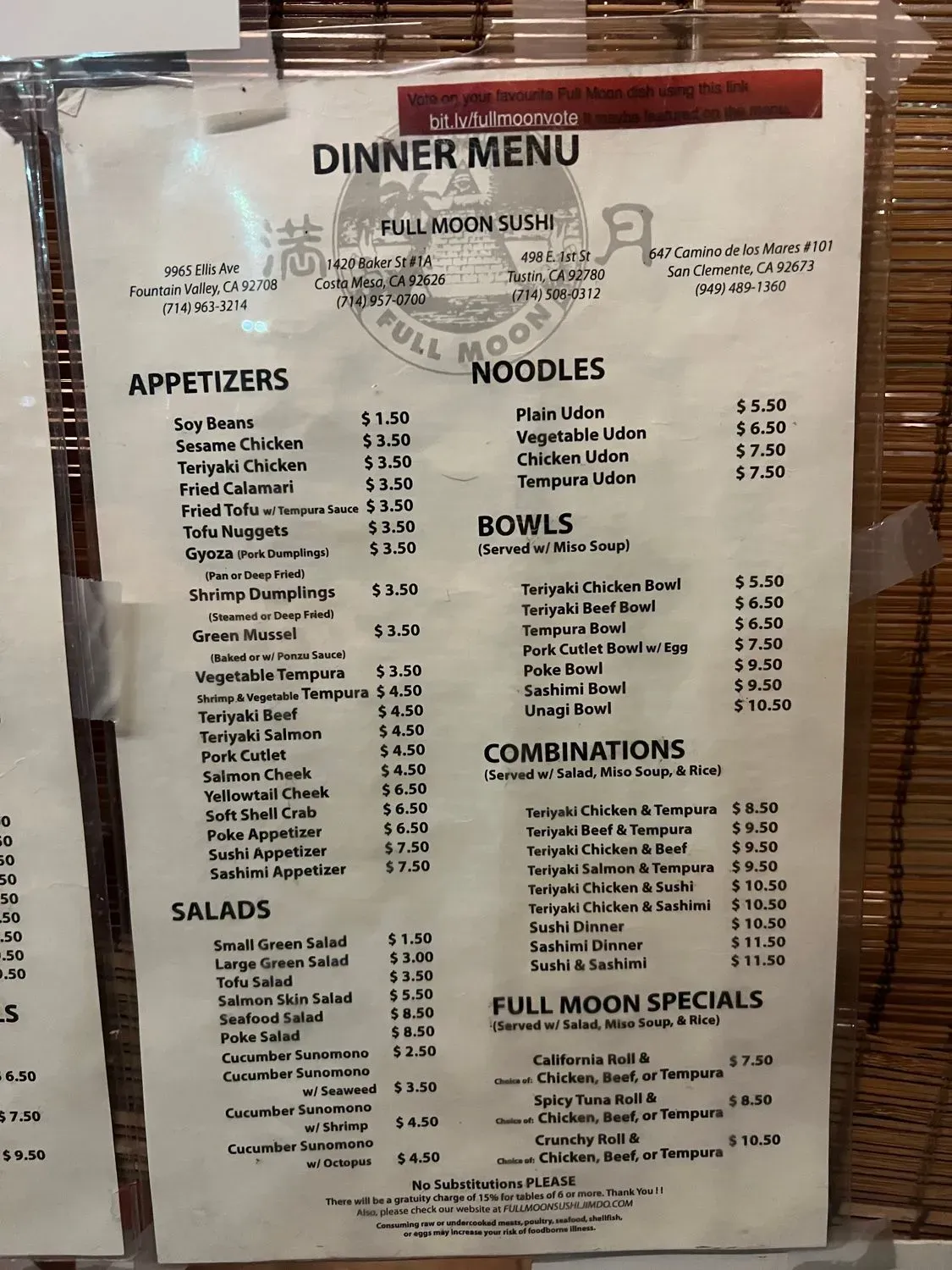 Menu 4