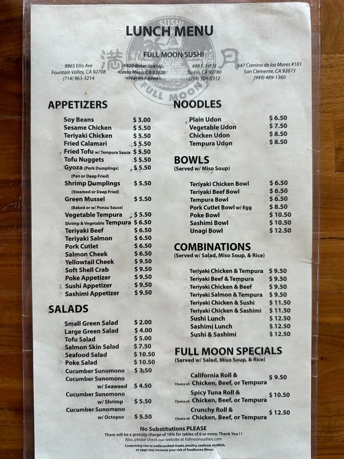 Menu 2