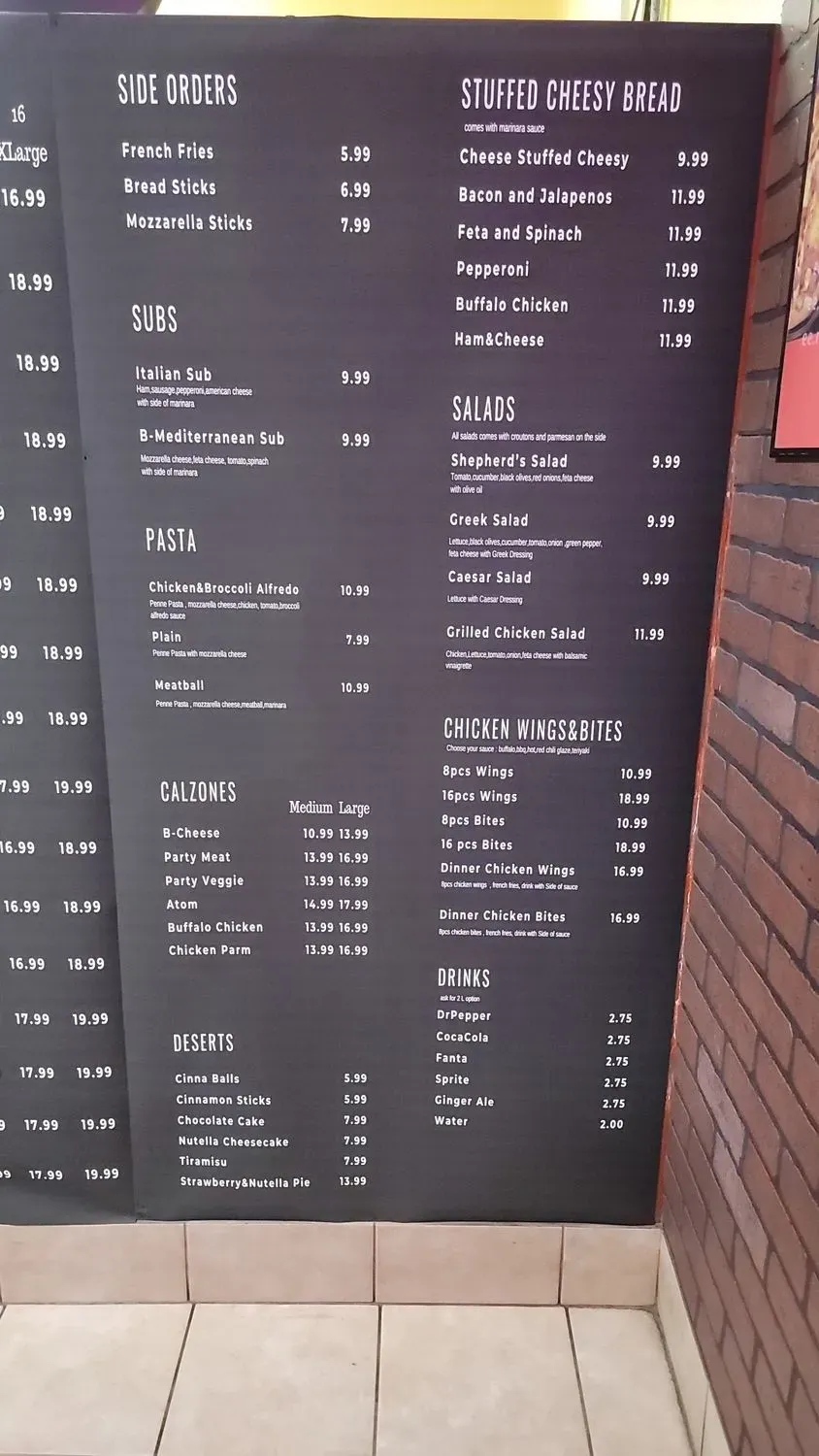 Menu 5