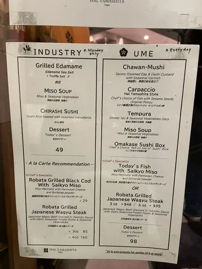 Menu 5