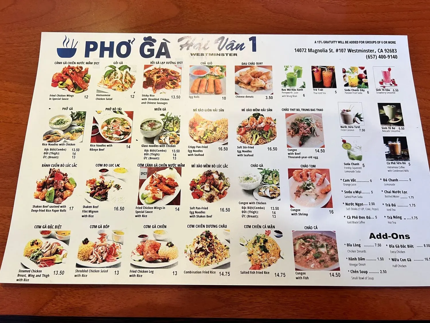 Menu 2