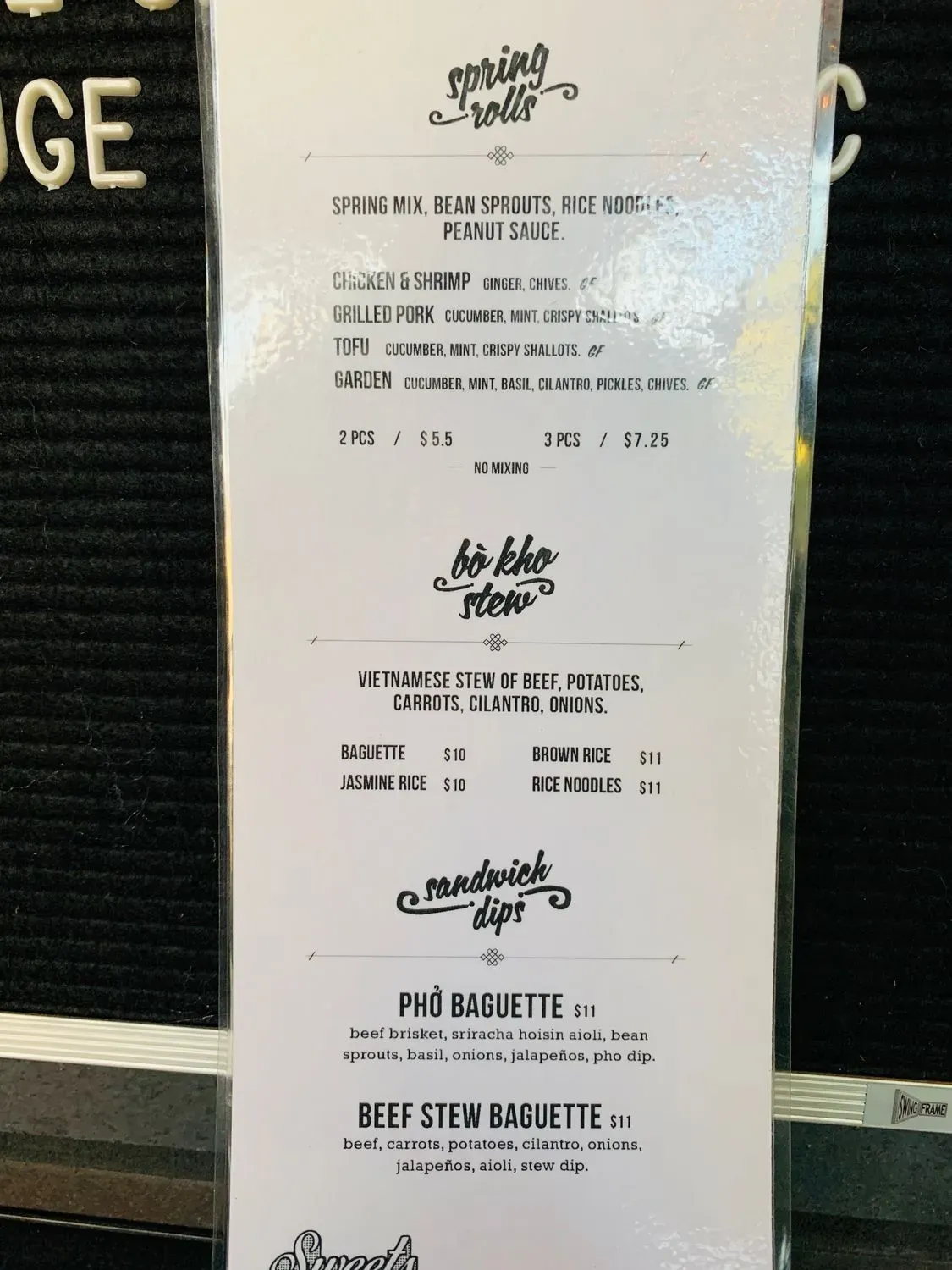 Menu 6