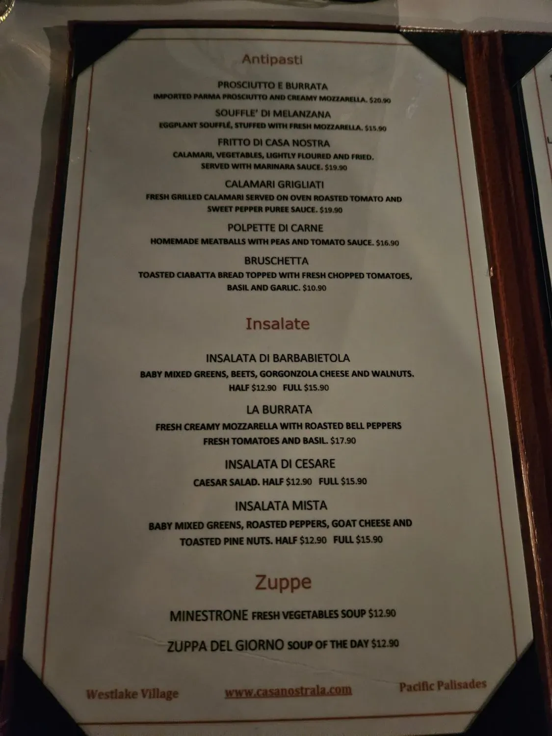 Menu 4