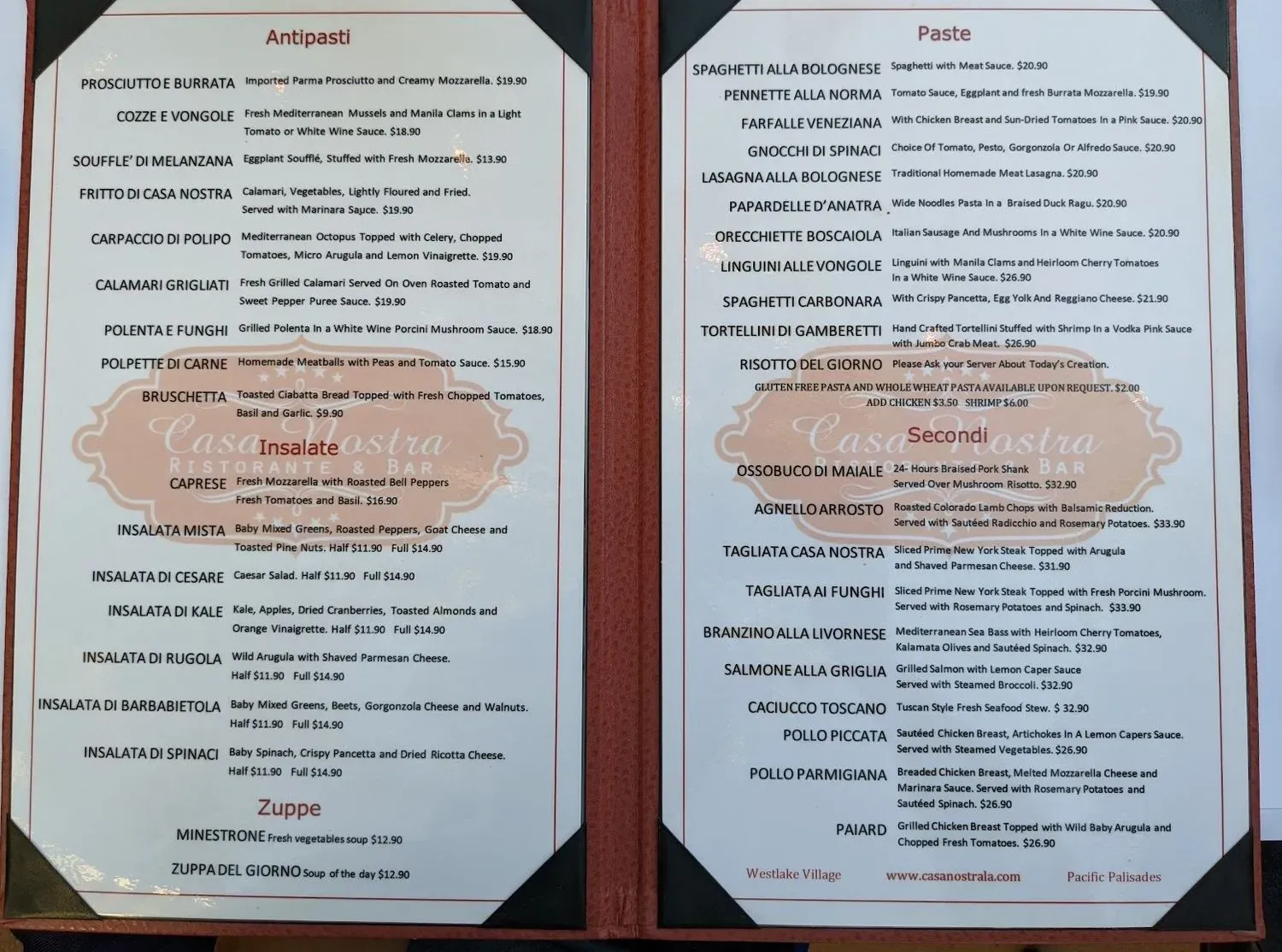 Menu 2