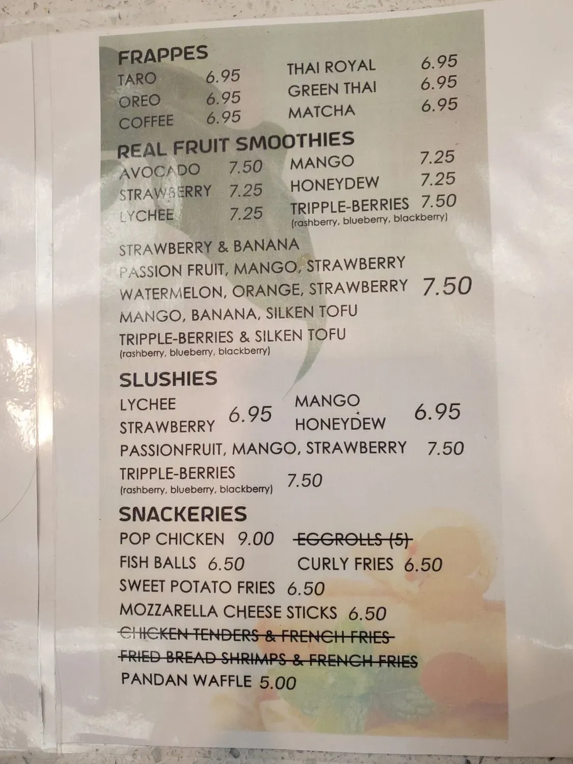 Menu 5