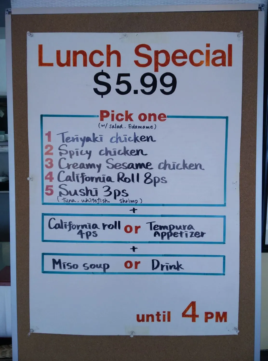 Menu 5