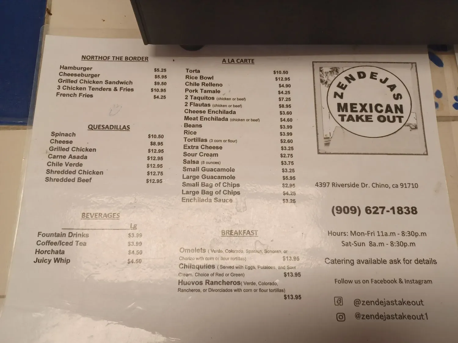 Menu 2