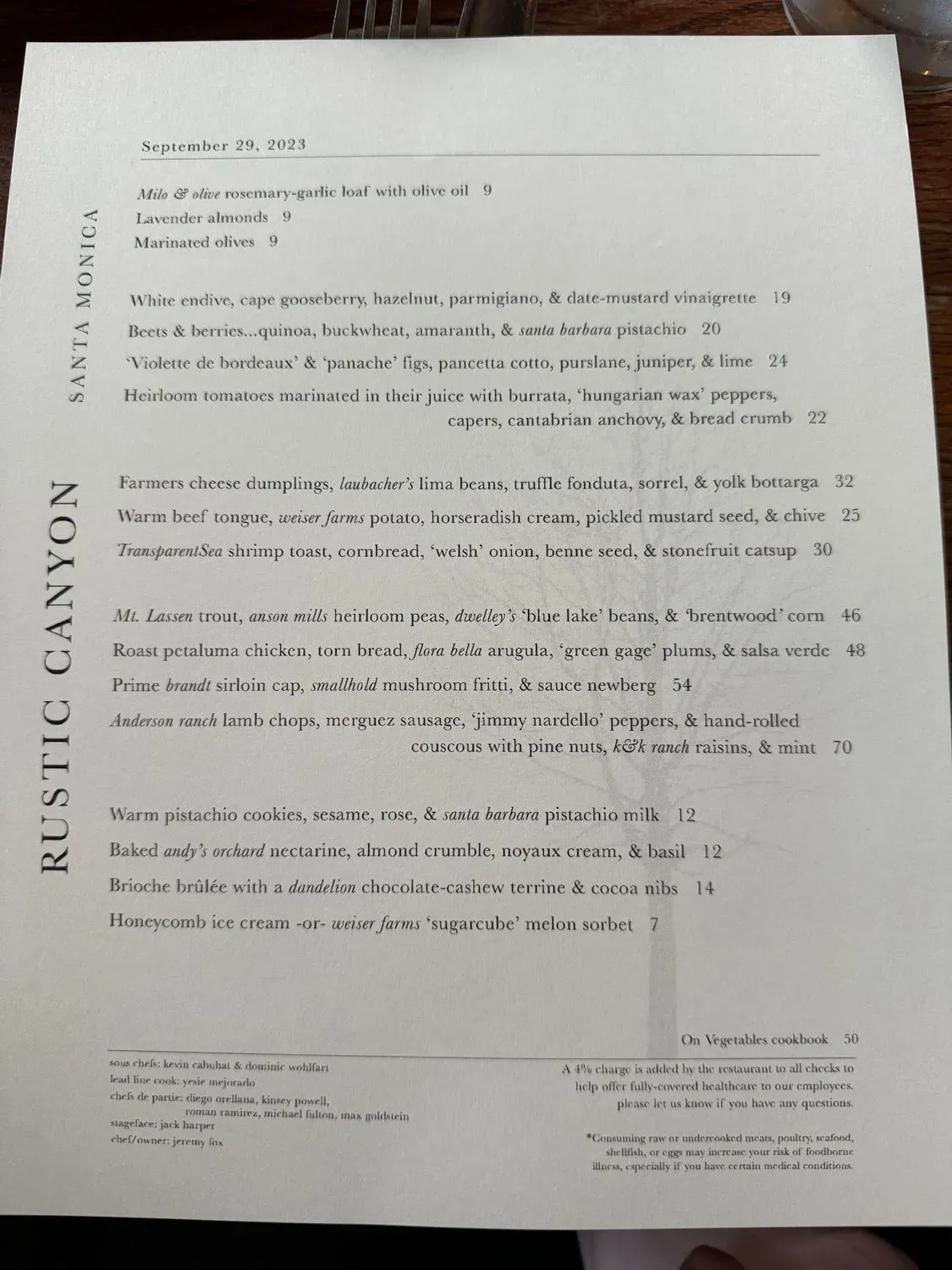 Menu 6