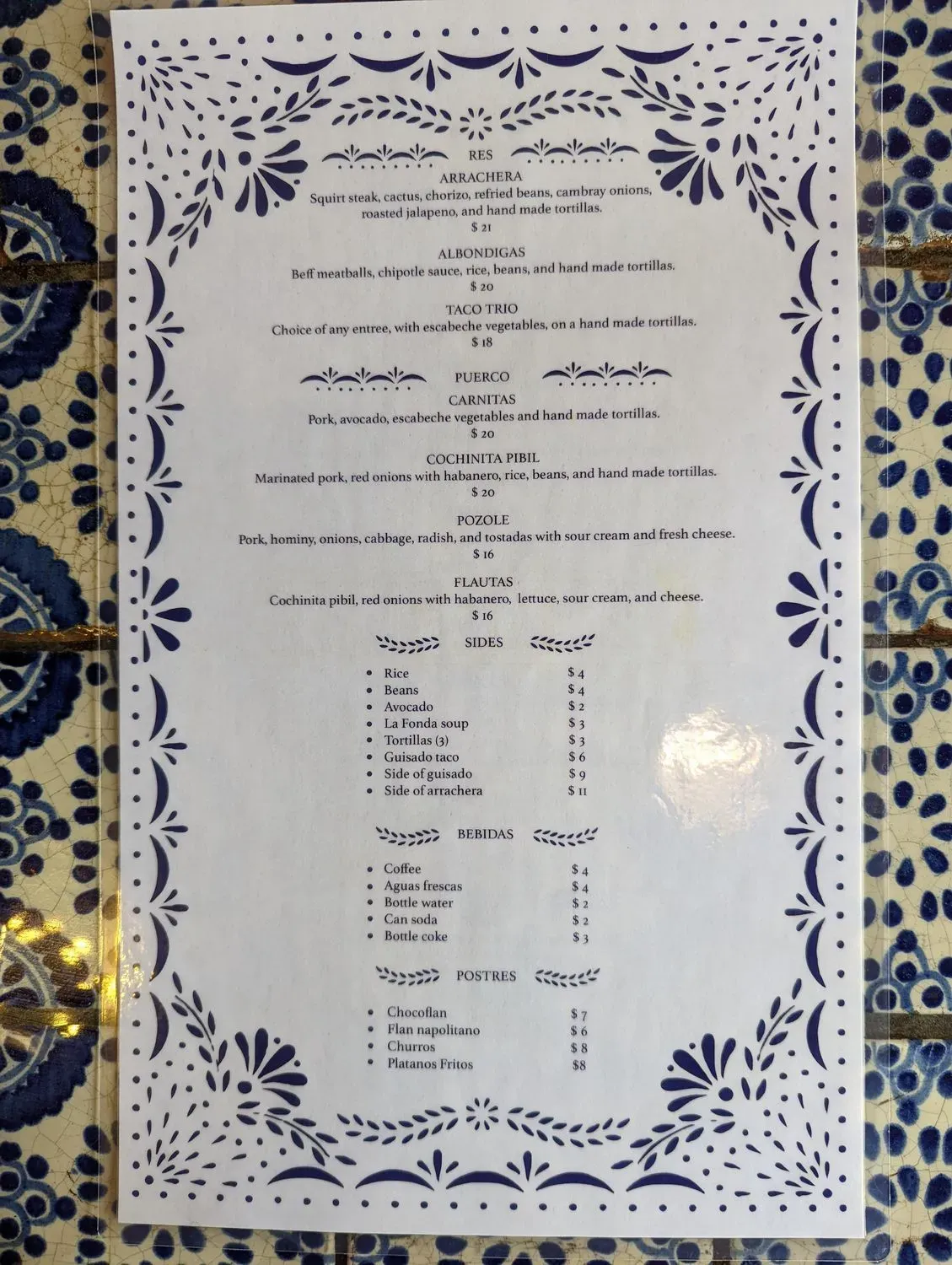 Menu 3