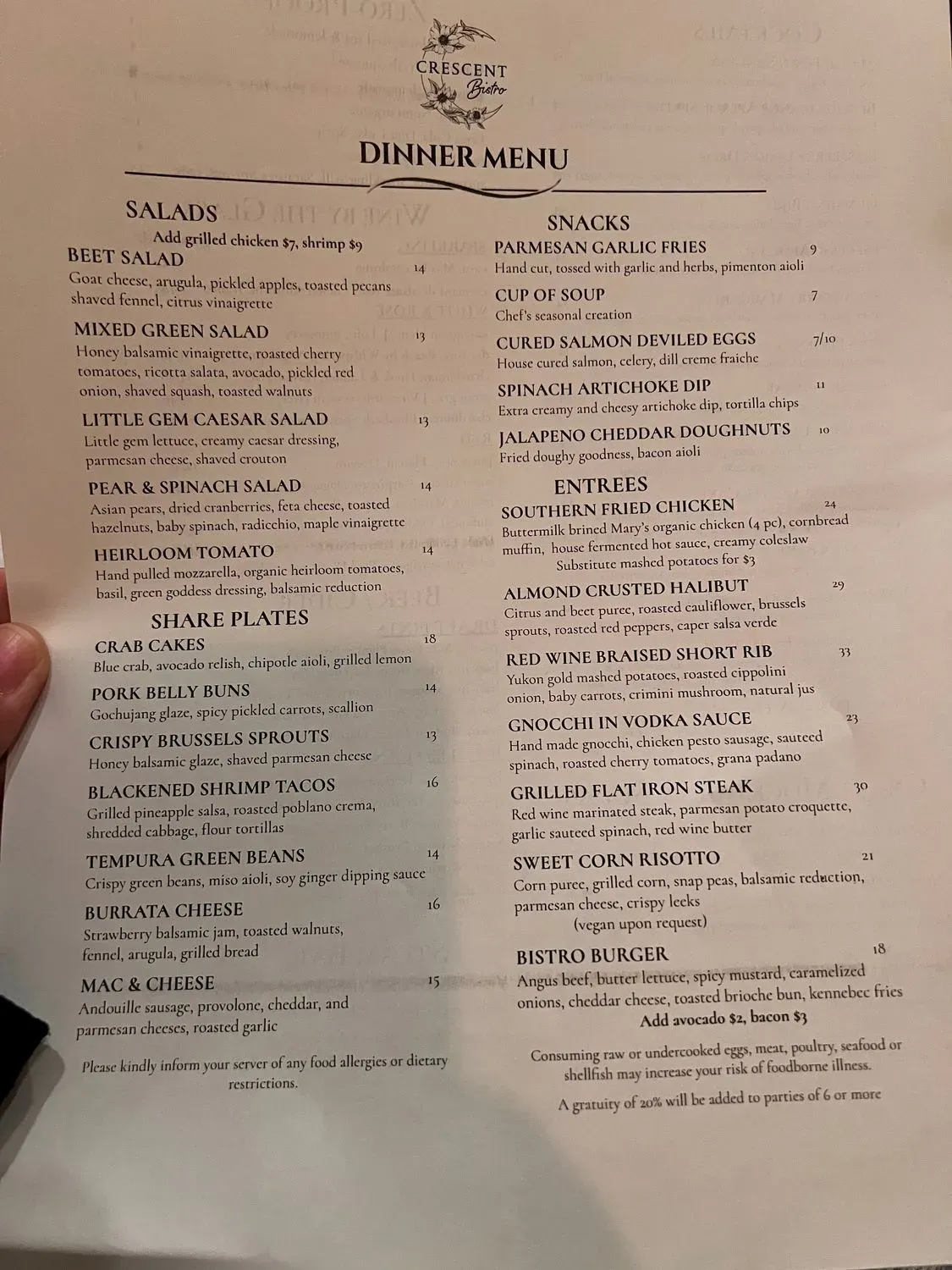 Menu 4