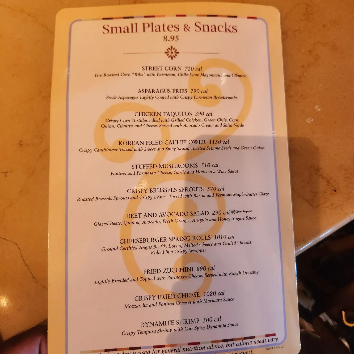 Menu 5