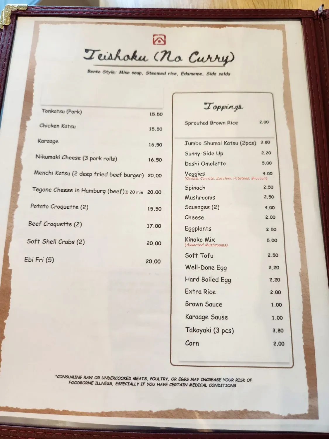 Menu 6