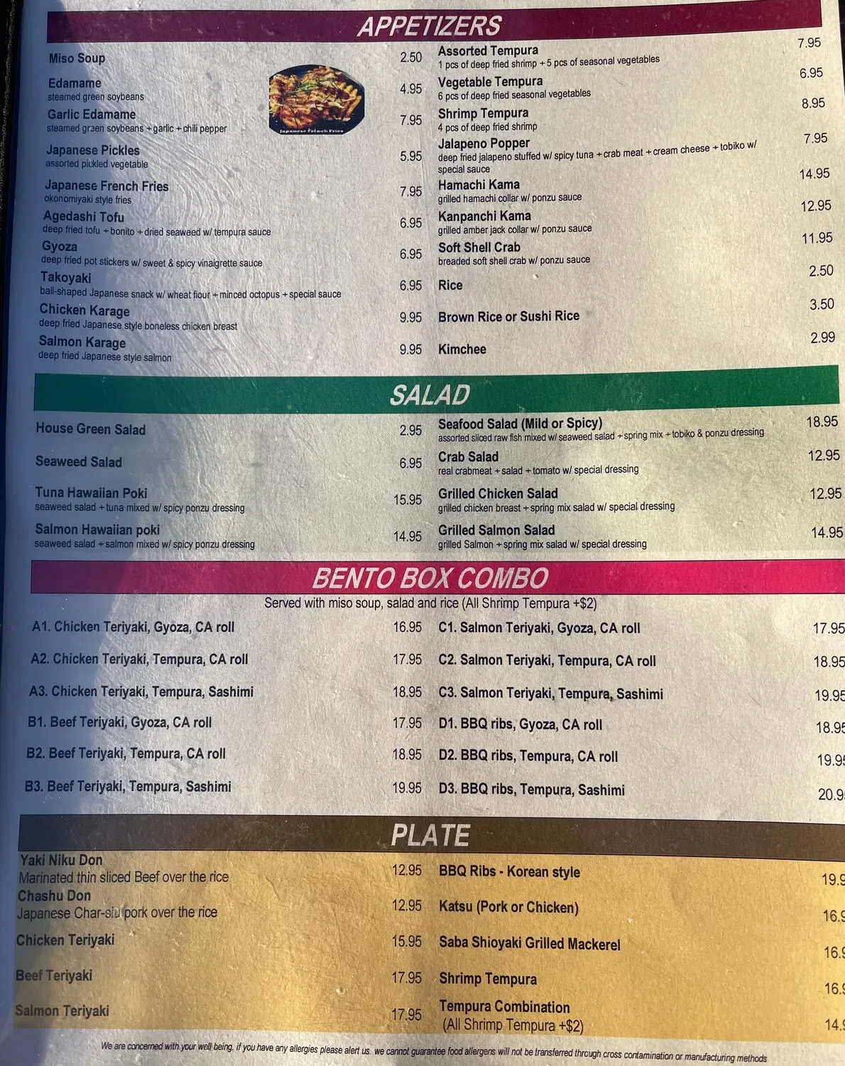 Menu 2