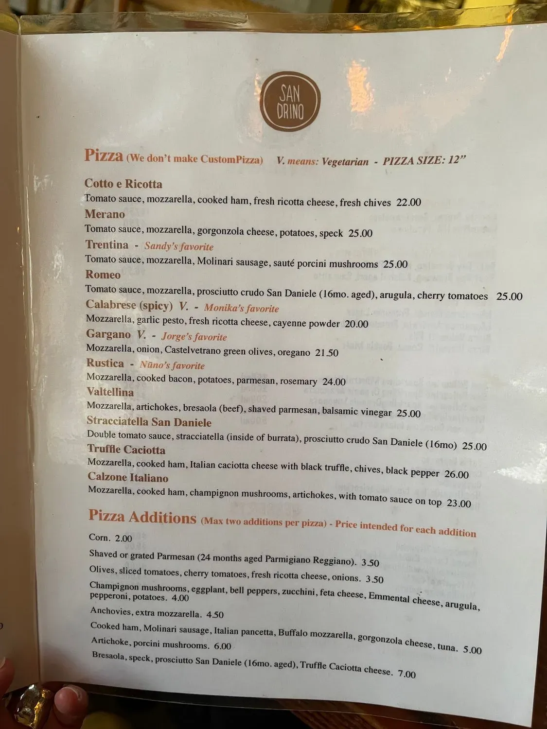 Menu 3