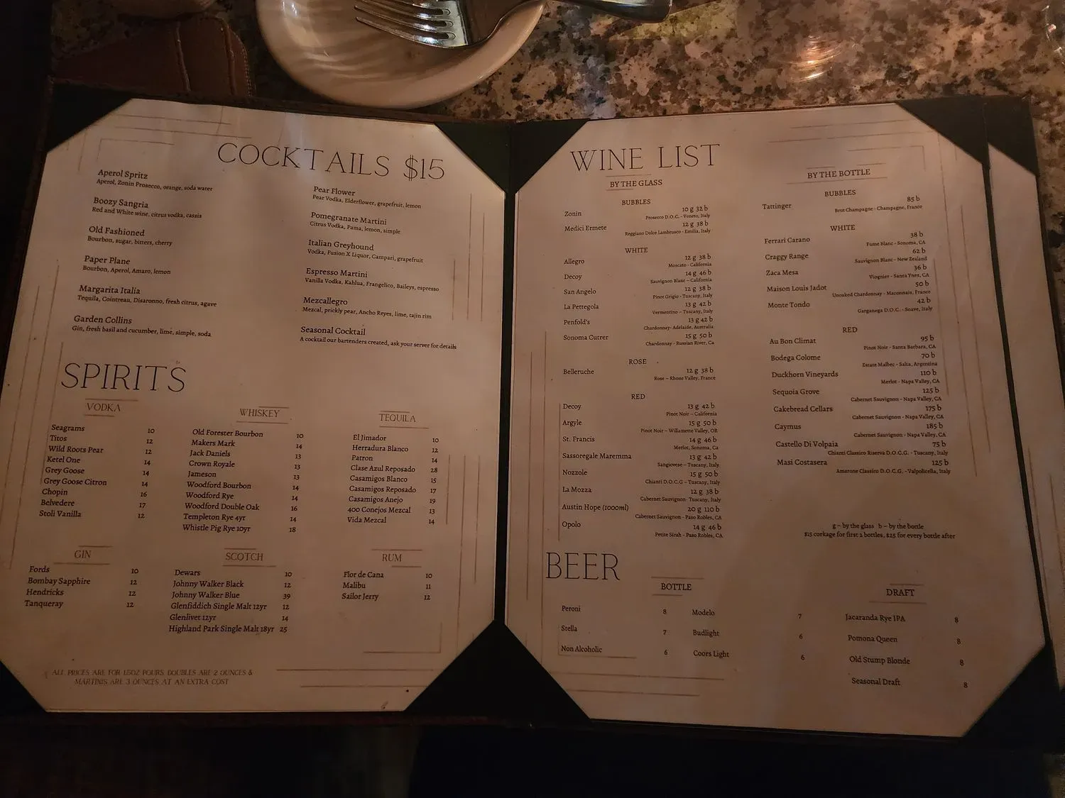 Menu 5