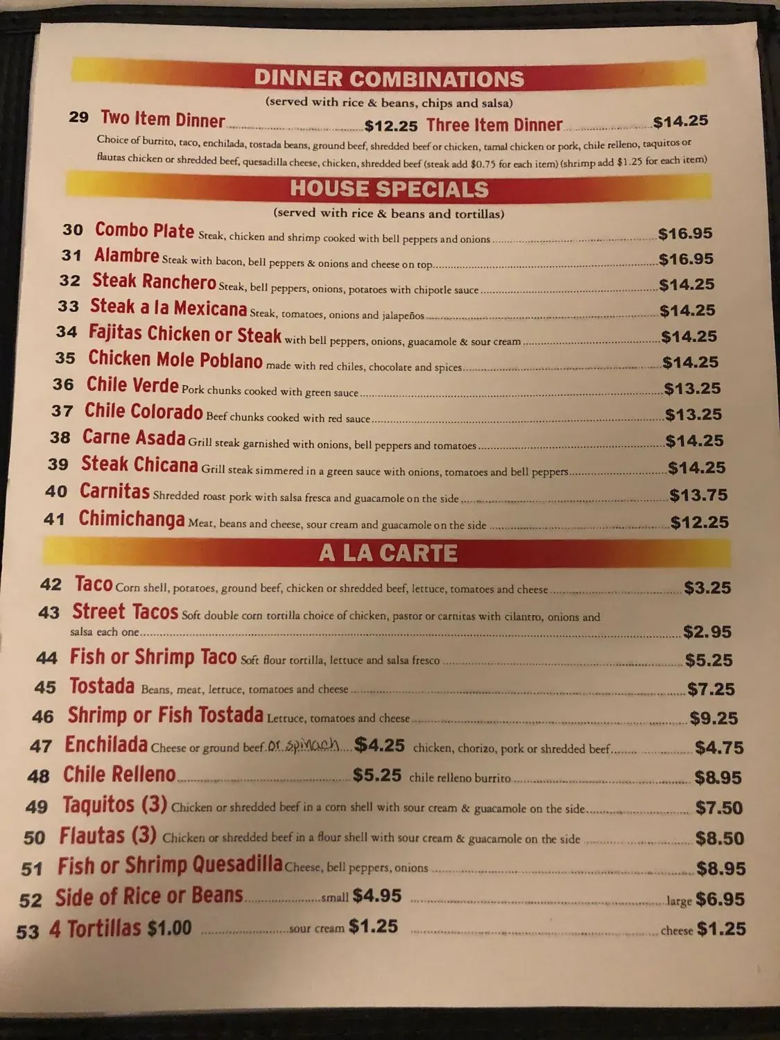 Menu 2