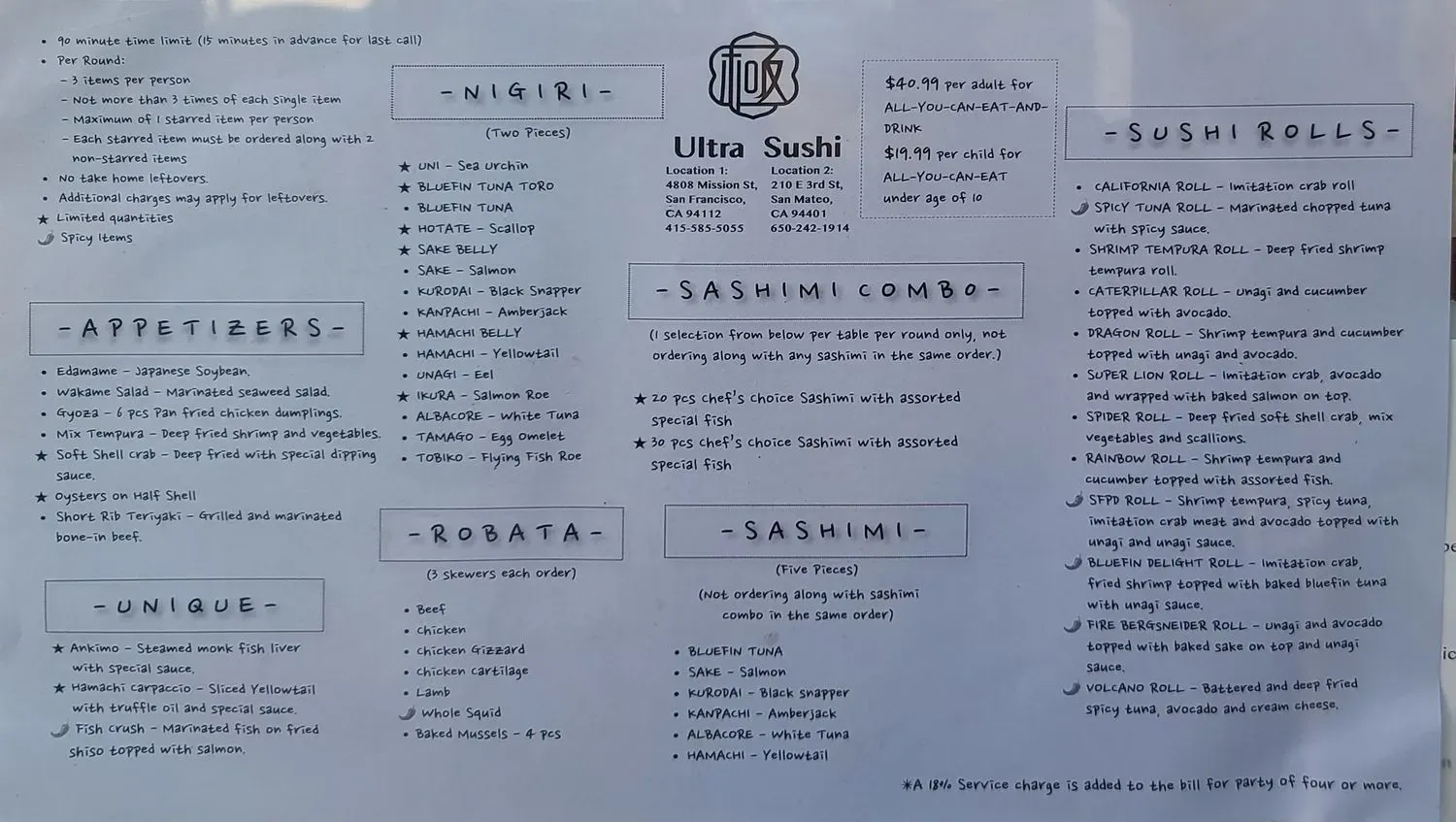 Menu 6