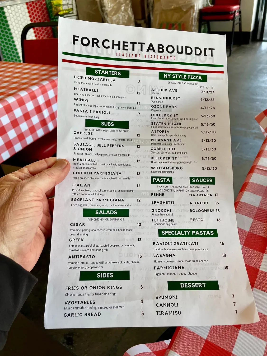 Menu 4