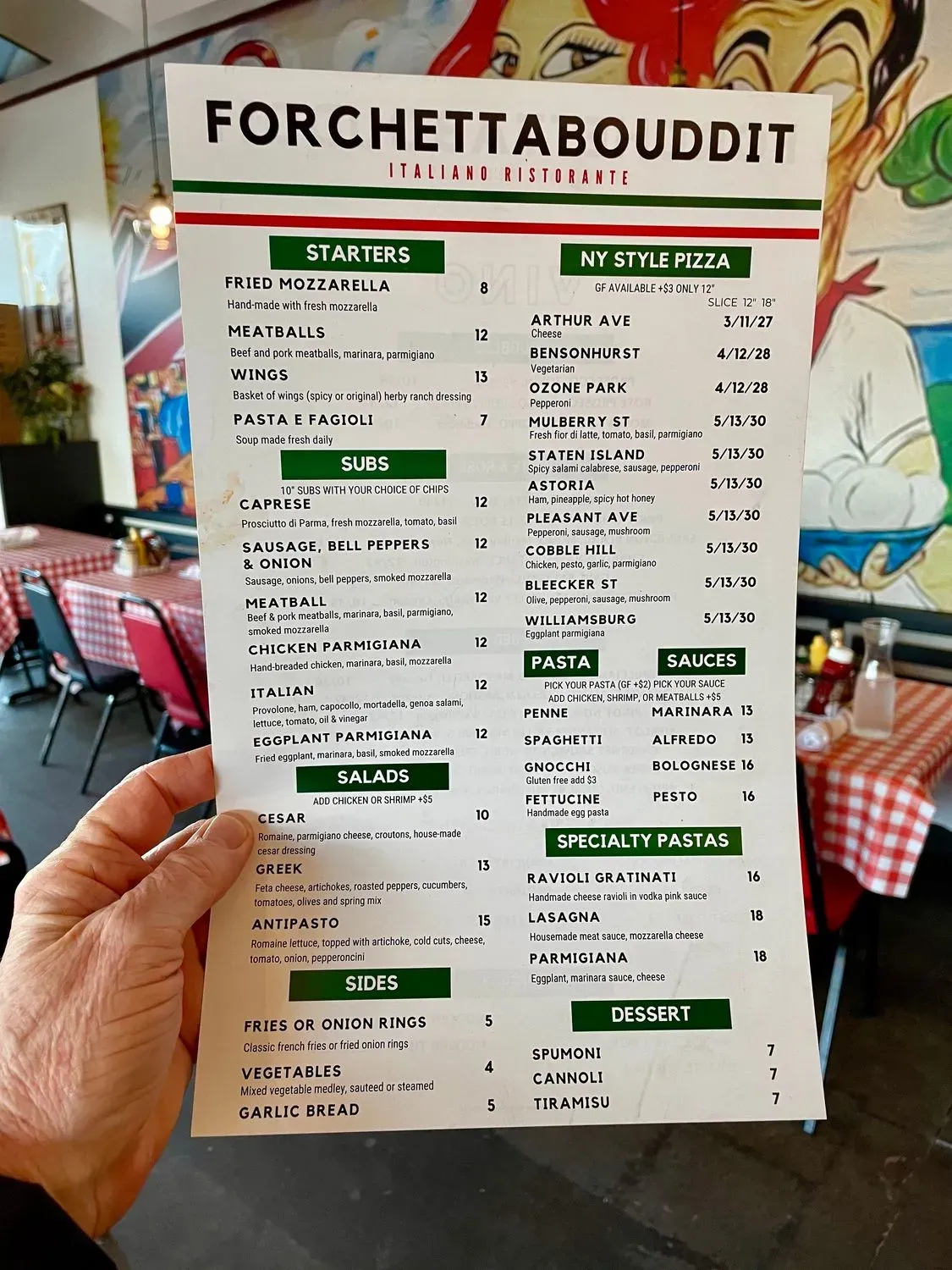 Menu 5