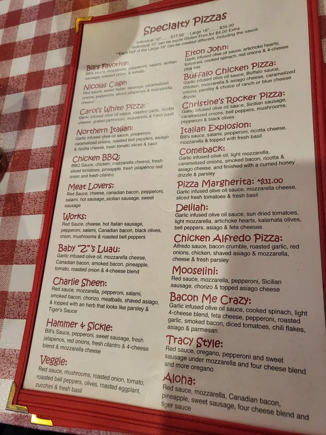 Menu 6