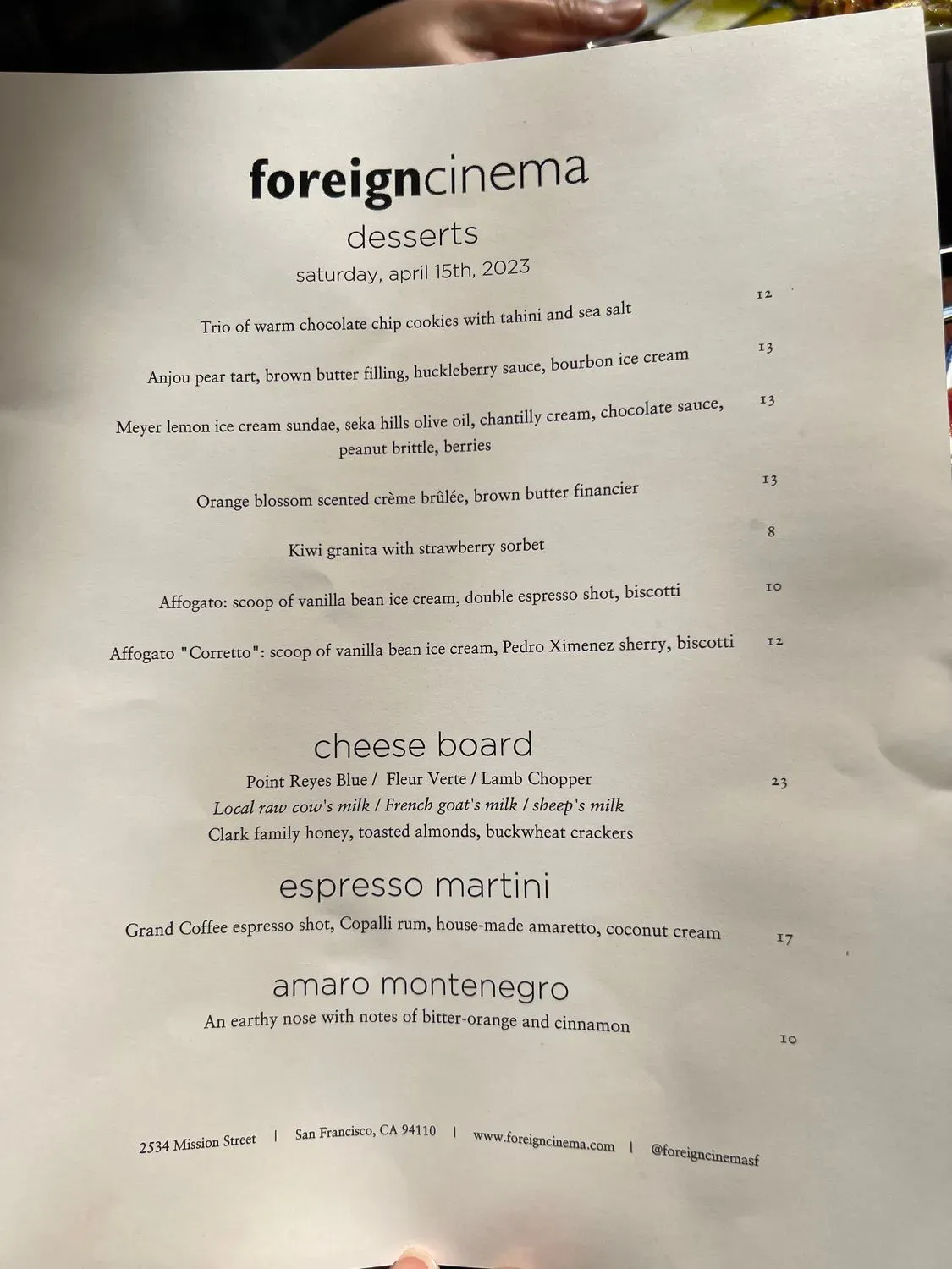 Menu 6