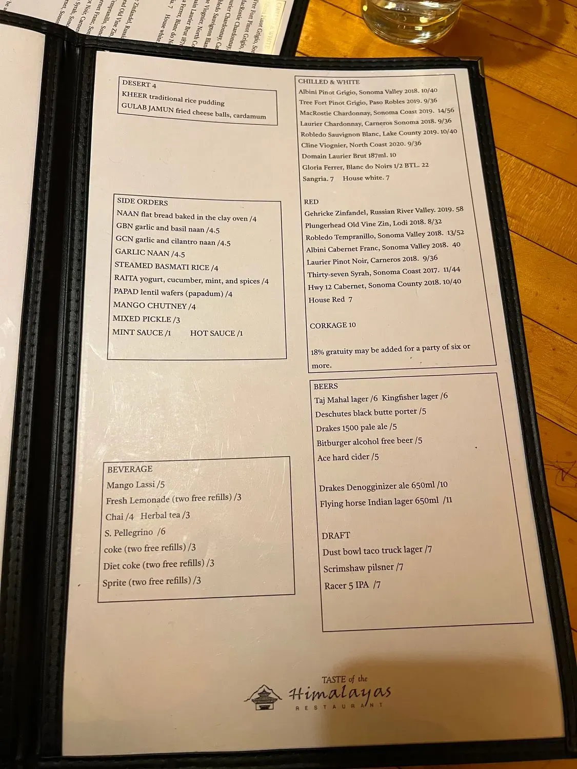 Menu 3