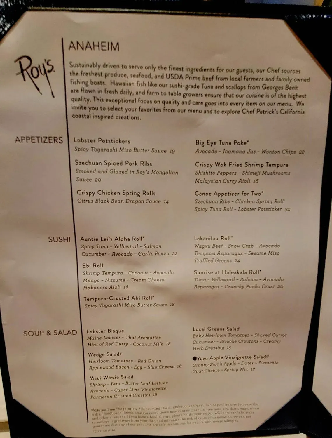 Menu 6