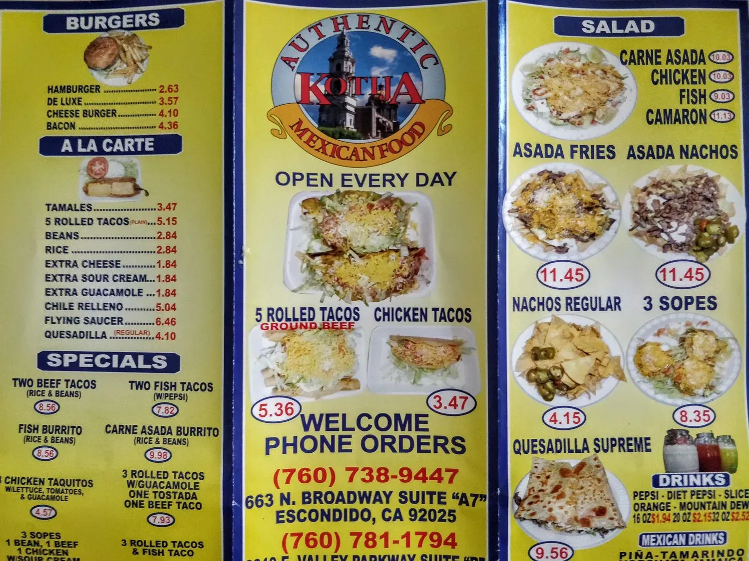 Menu 4