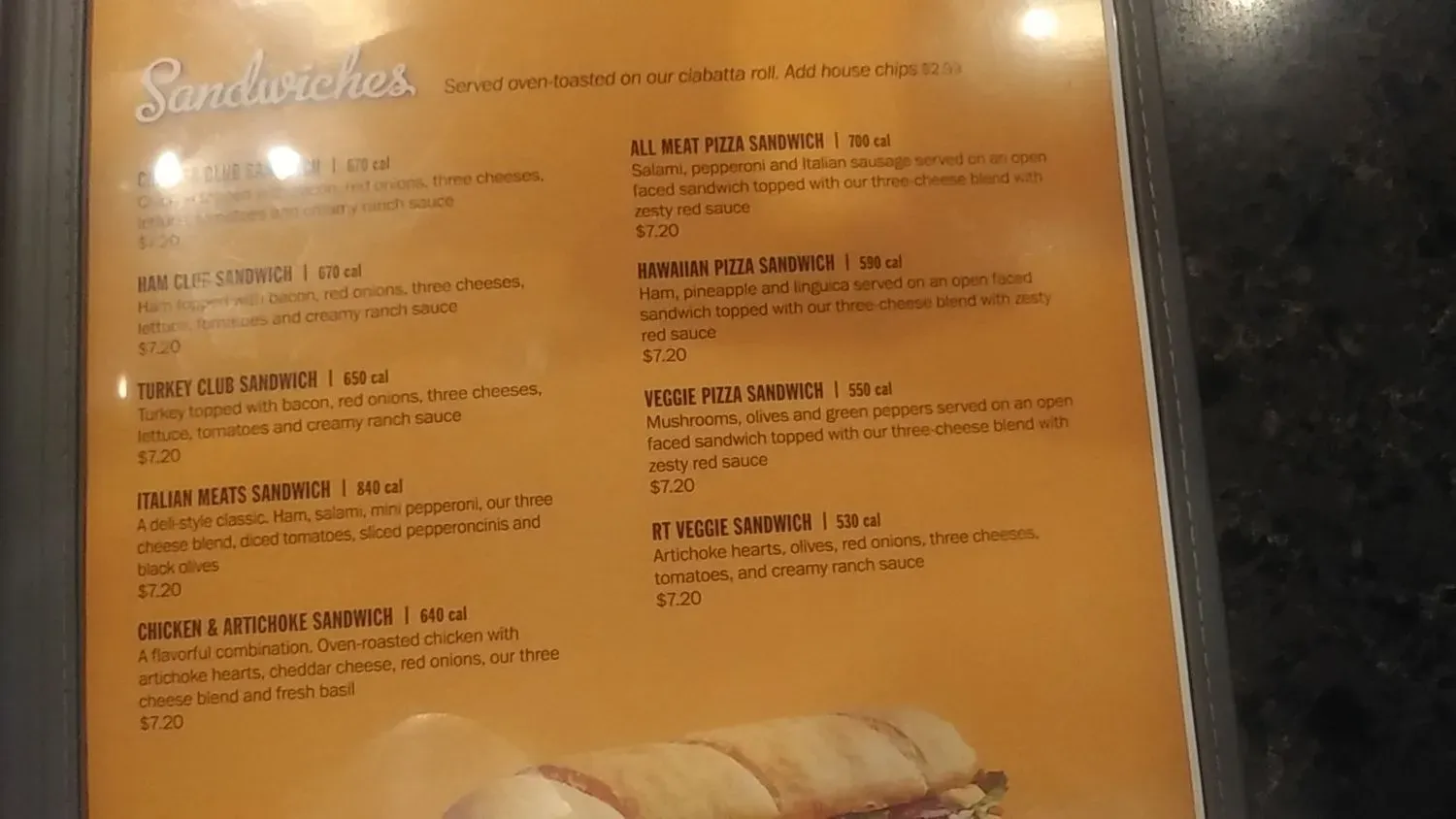 Menu 2