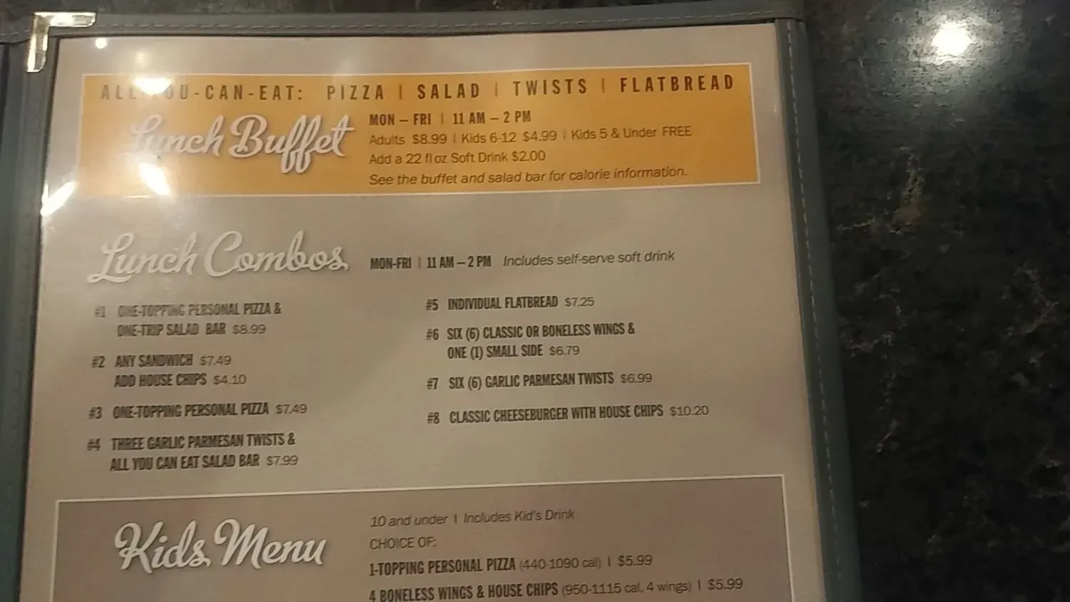 Menu 3