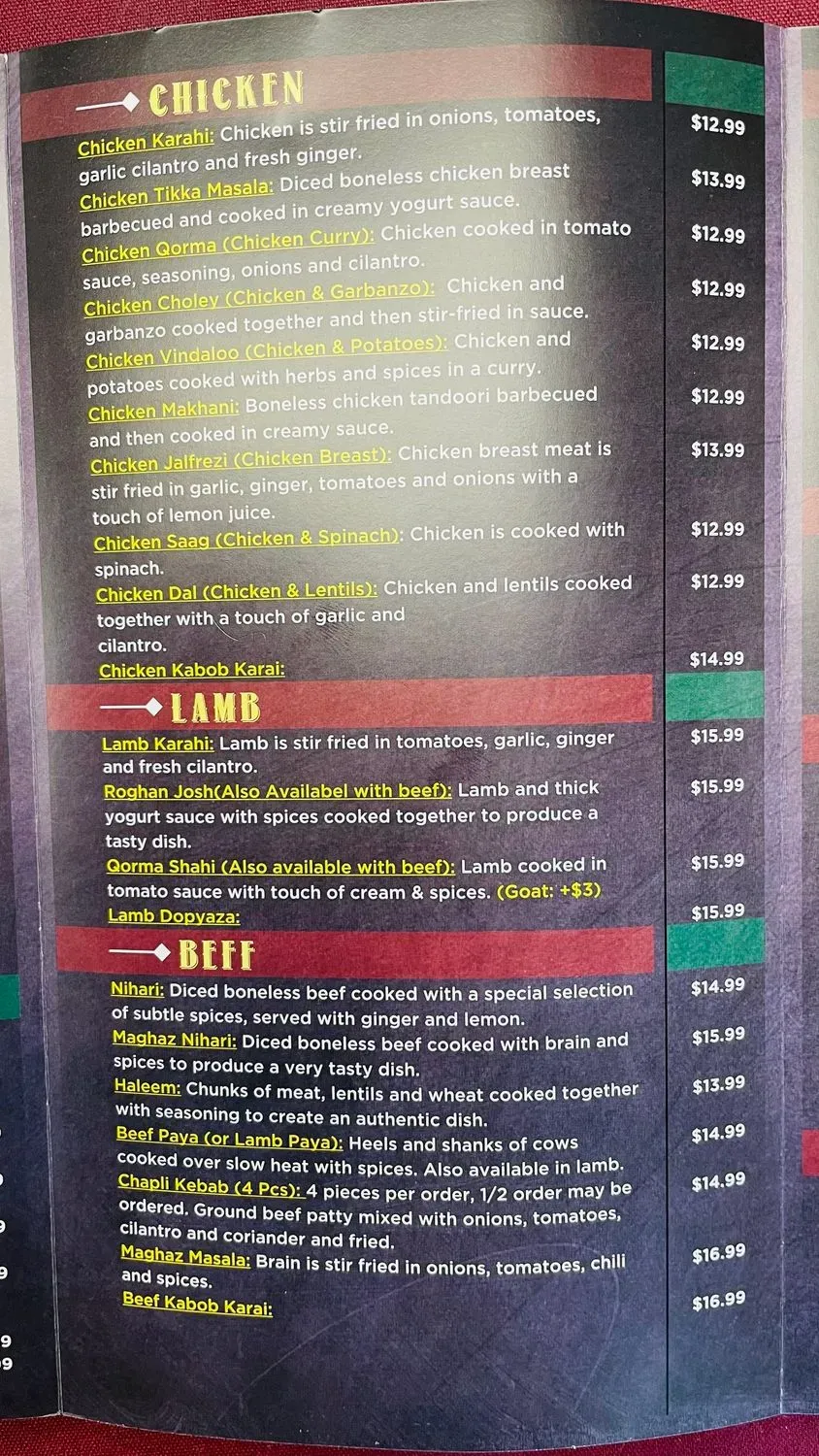 Menu 5