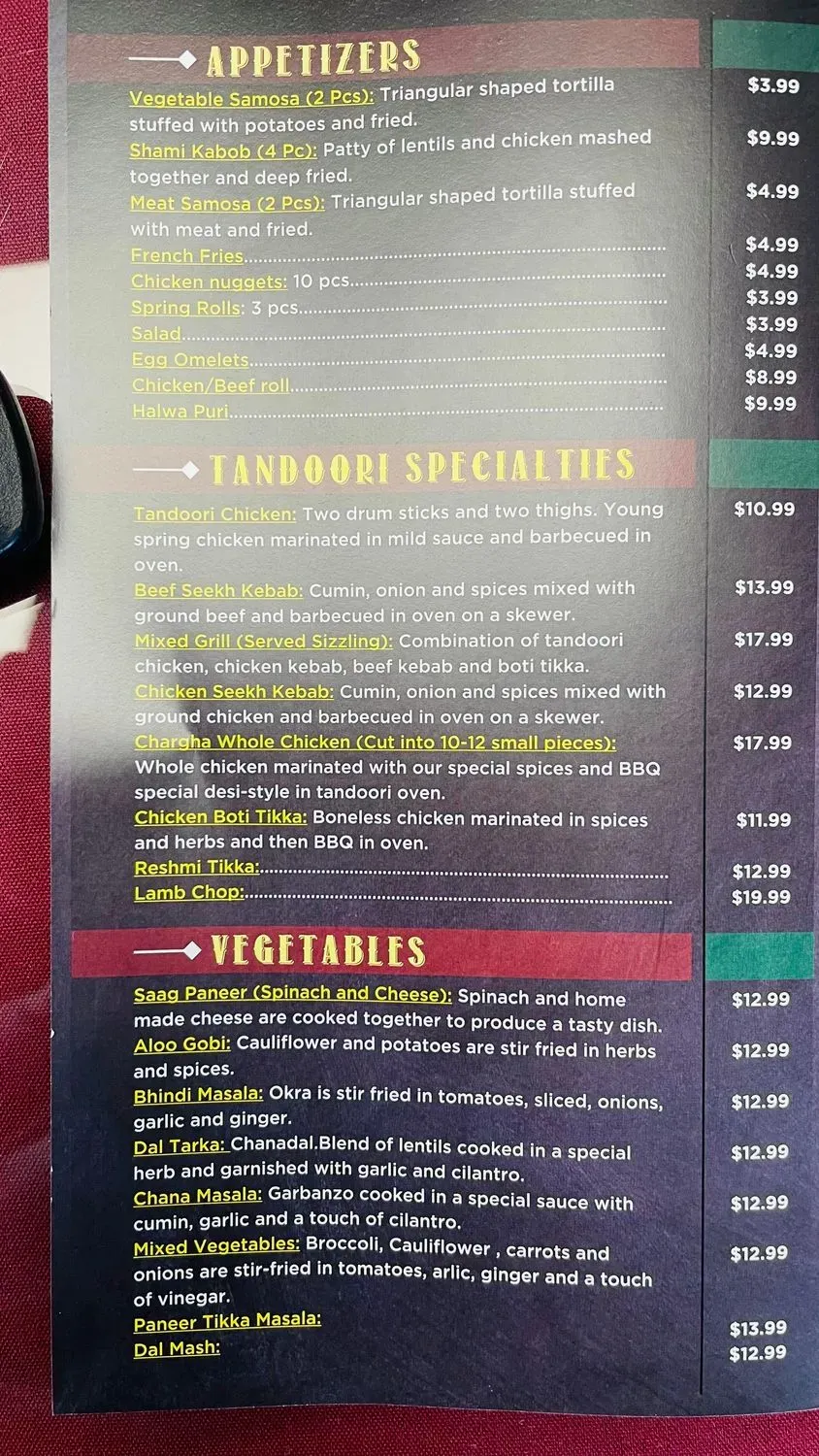 Menu 4