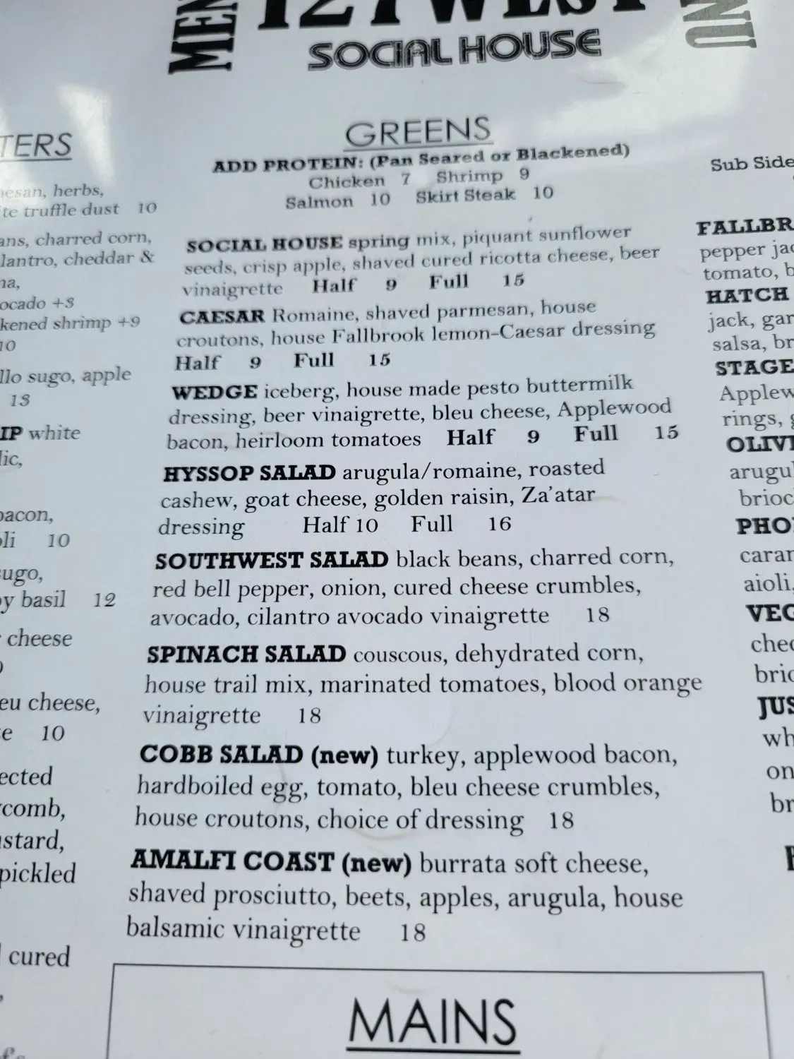 Menu 6