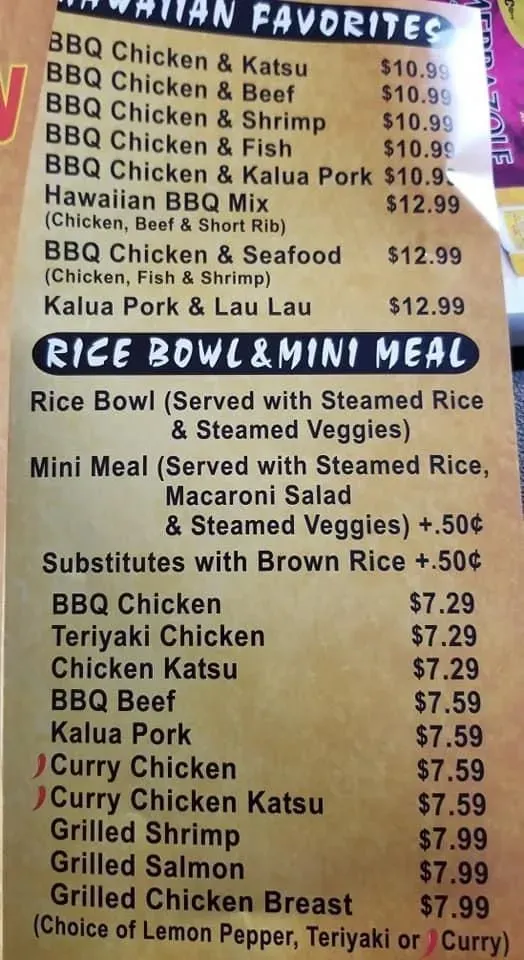 Menu 5