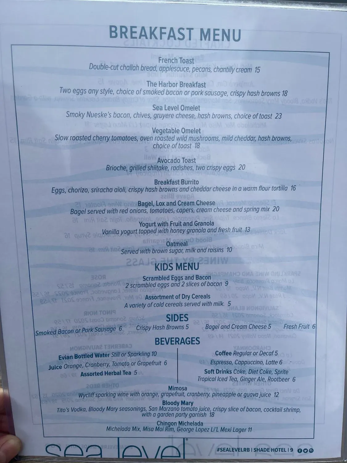 Menu 5