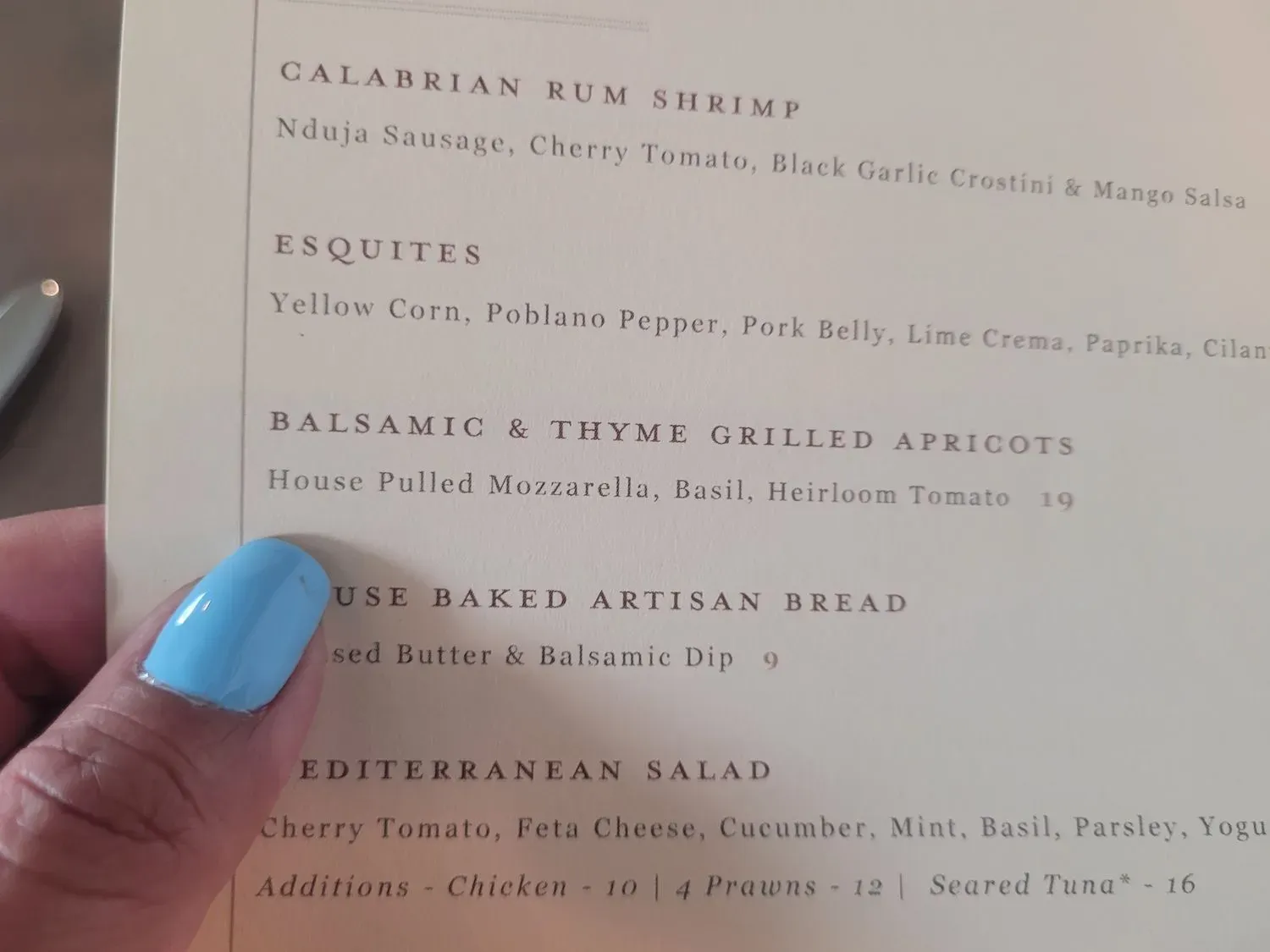 Menu 4