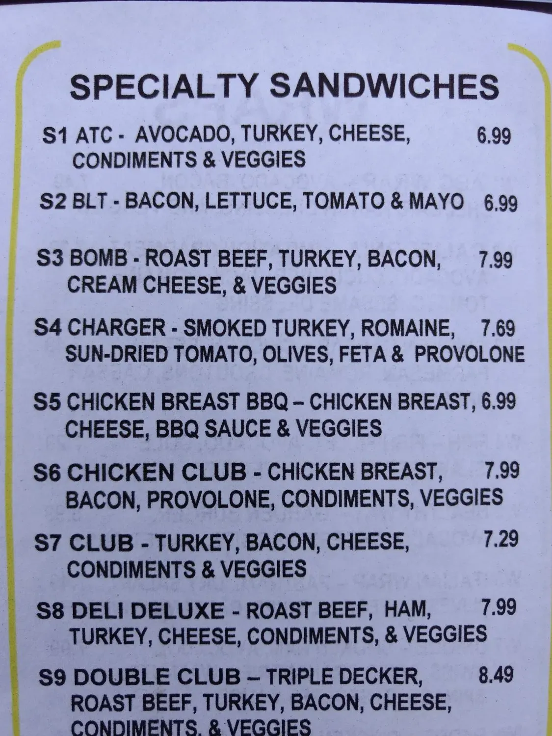 Menu 3