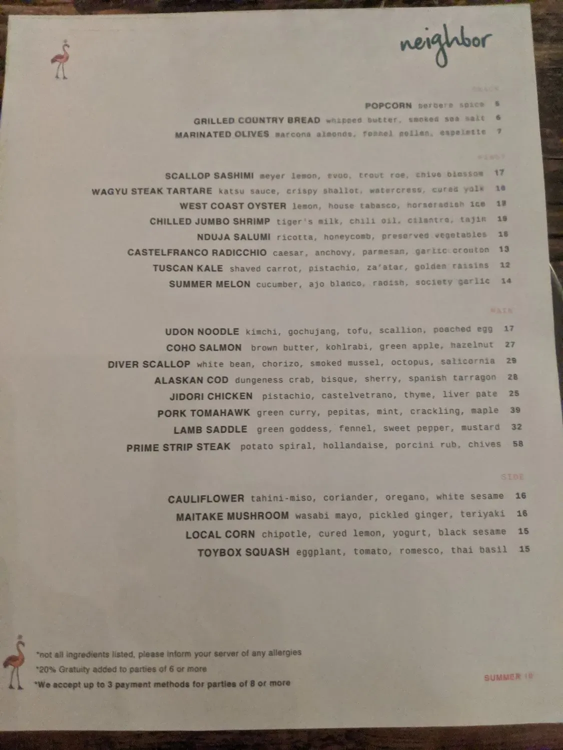 Menu 3