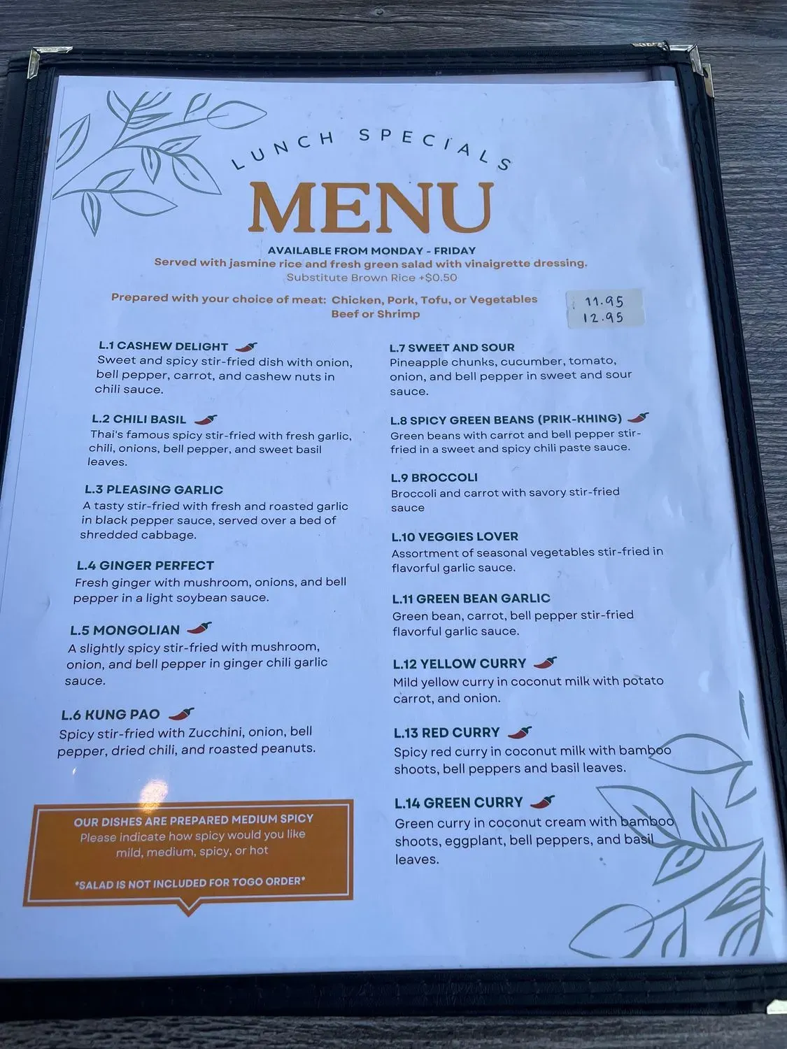 Menu 5