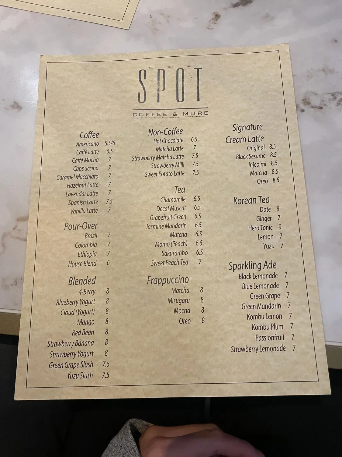 Menu 2