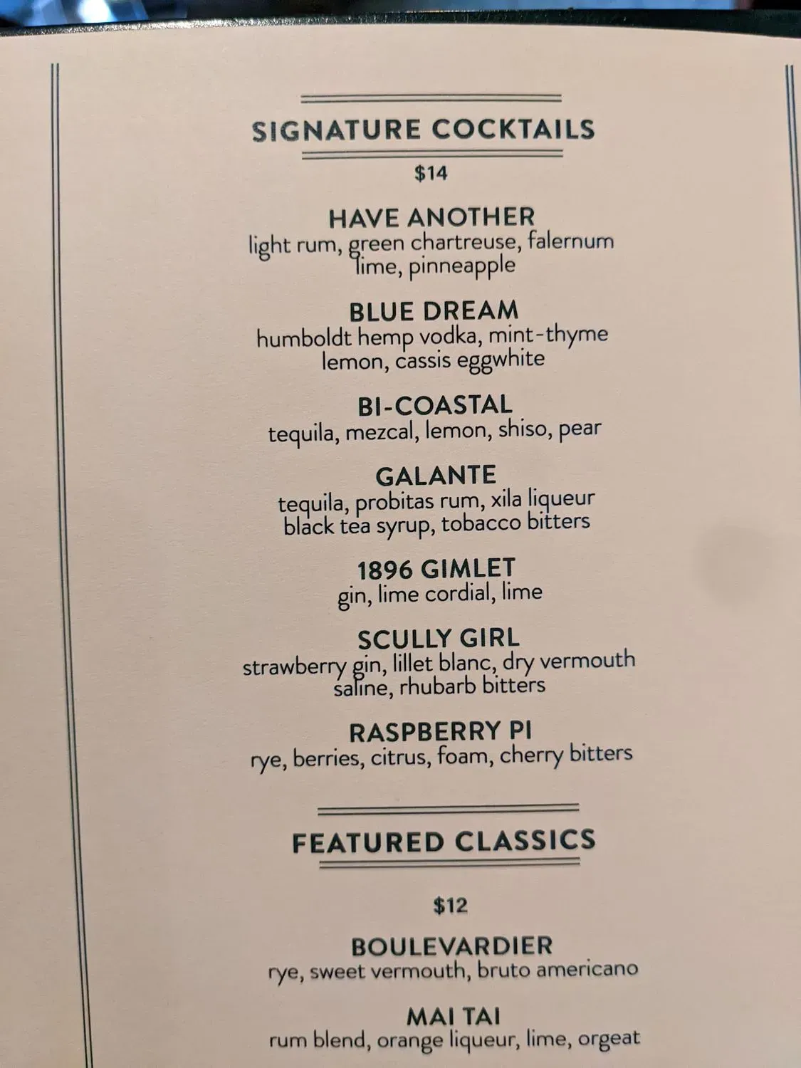 Menu 5